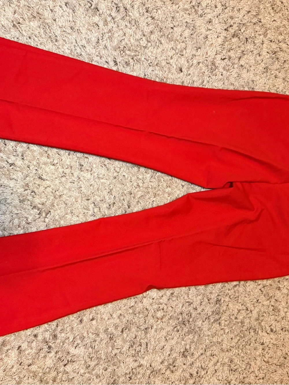 Express Columnist Mid Rise Red Pants 10R - Picture 8 of 9